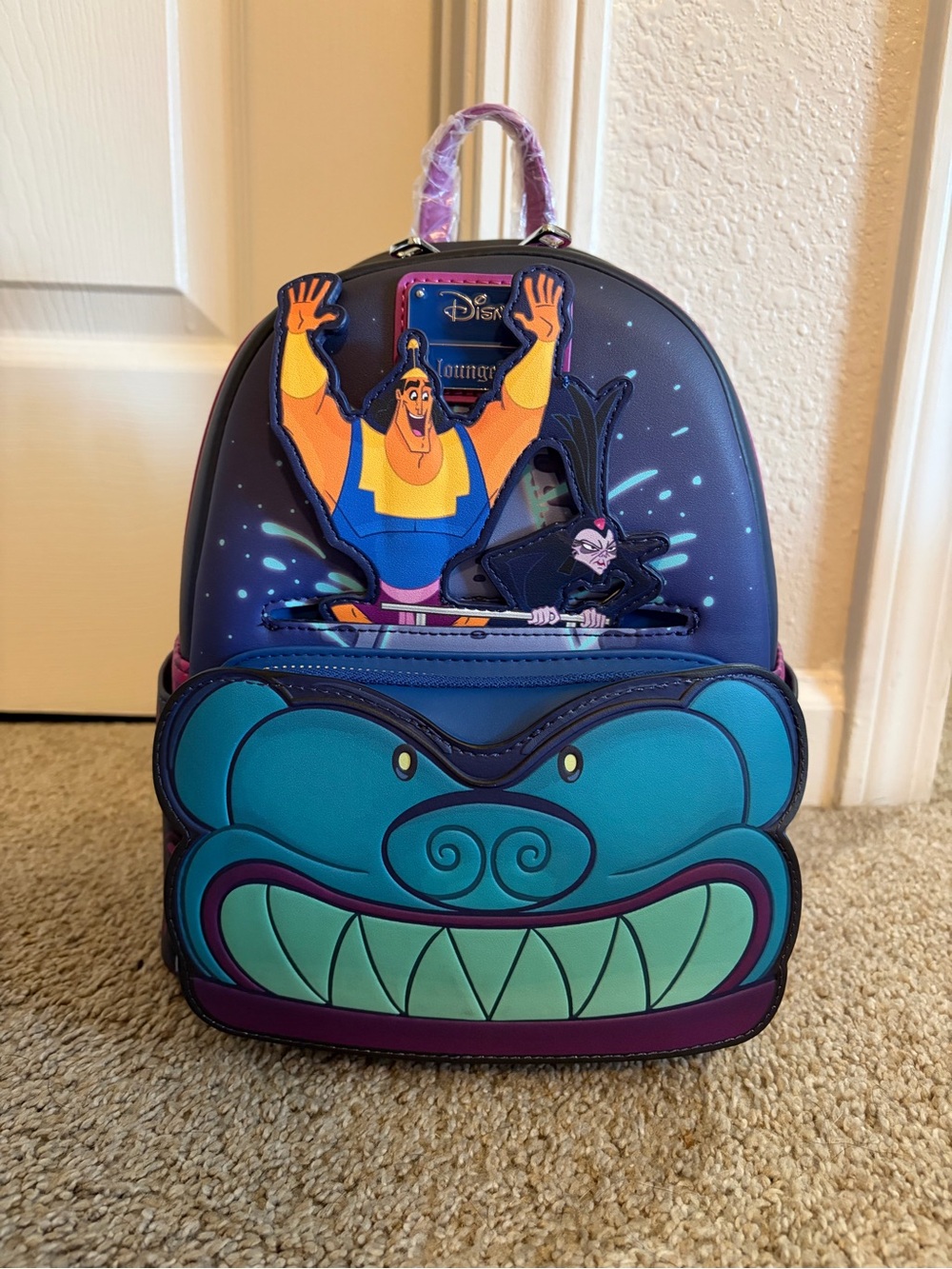 Loungefly Disney The Emperor's Groove Kronk & Yzma Coaster Mini. Sold Out Bag!!!